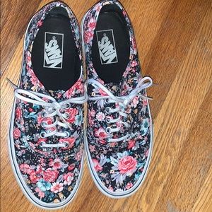 Floral Vans